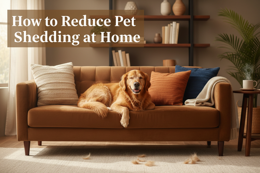 How to Reduce Pet Shedding at Home