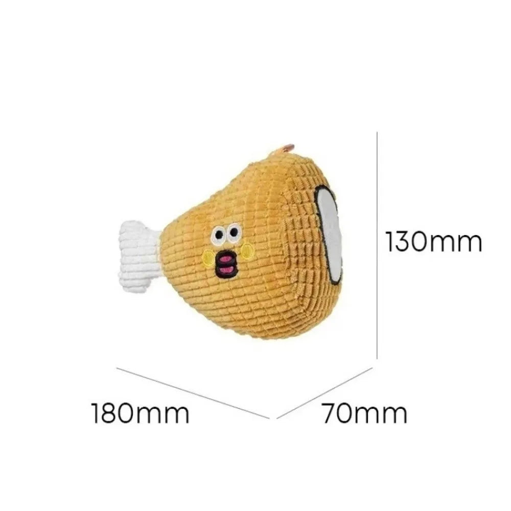 CozyClaw™ durable chew toy – additional size reference